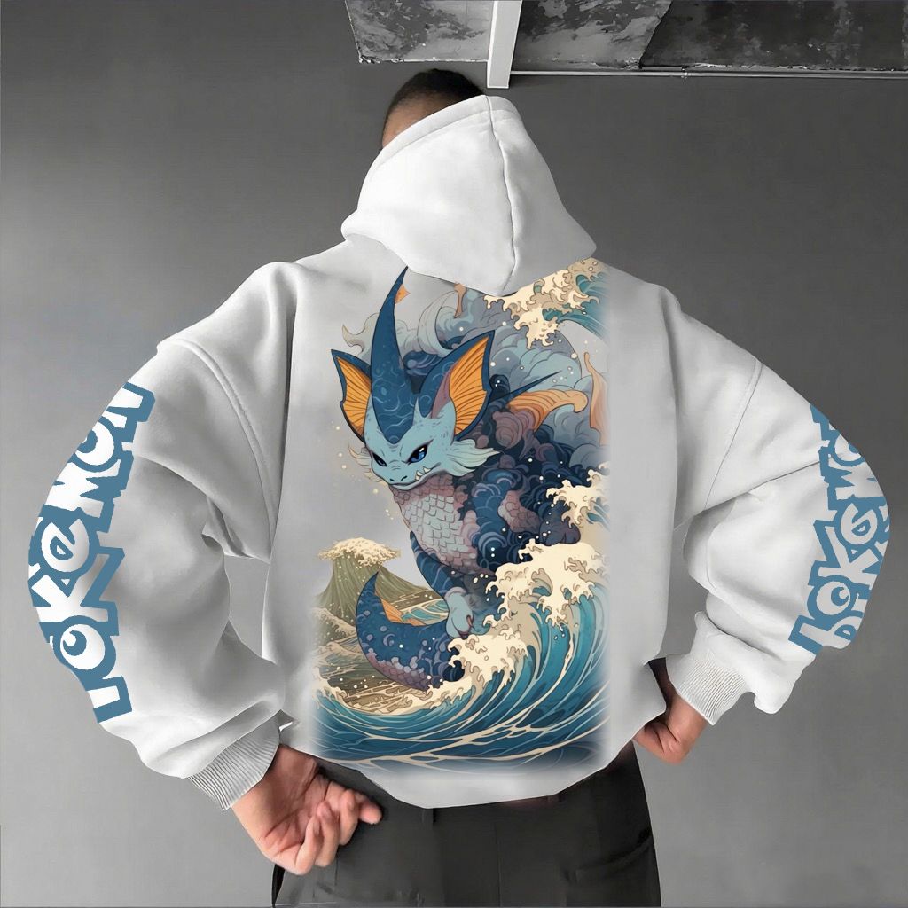 Pokémon Unisex Anime Graphic Streetwear Vintage Hoodie