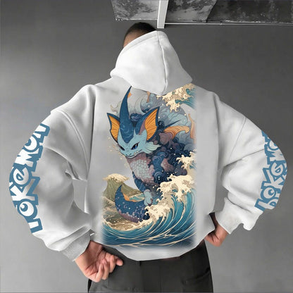 Pokémon Unisex Anime Graphic Streetwear Vintage Hoodie