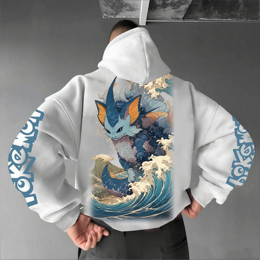Pokémon Unisex Anime Graphic Streetwear Vintage Hoodie