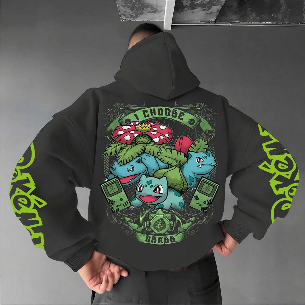 Pokémon Unisex Anime Graphic Streetwear Vintage Hoodie