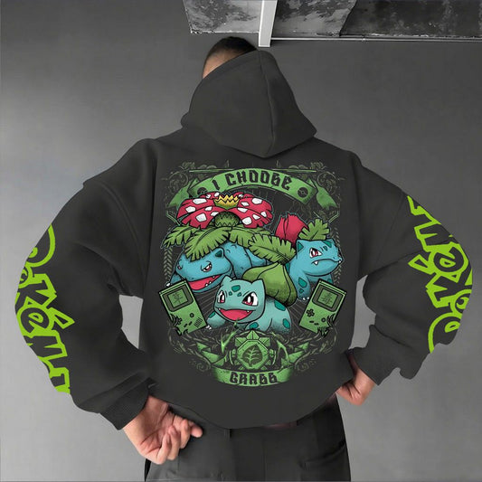 Pokémon Unisex Anime Graphic Streetwear Vintage Hoodie
