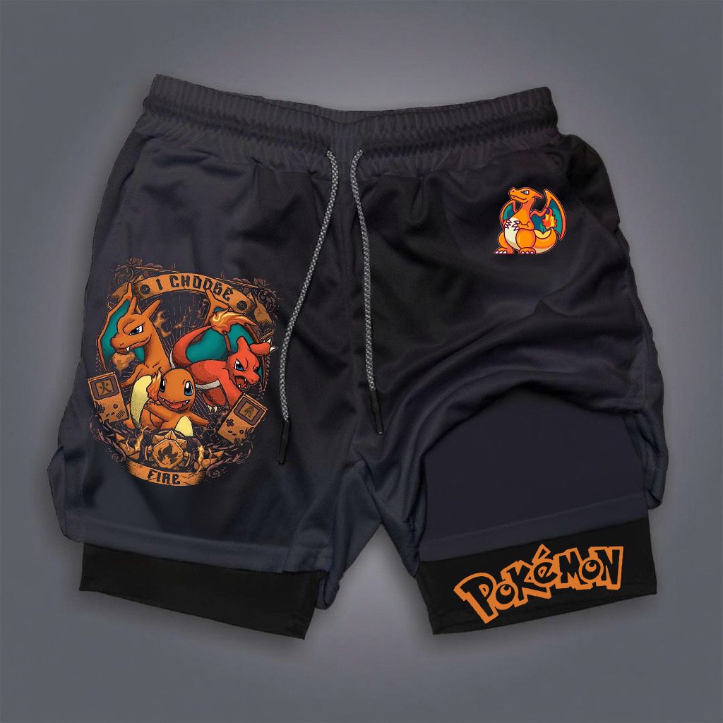 Pokémon Unisex Casual Anime Streetwear Shorts