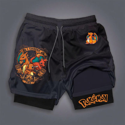 Pokémon Unisex Casual Anime Streetwear Shorts