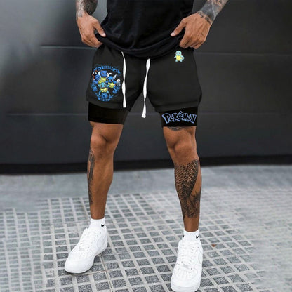 Pokémon Unisex Casual Anime Streetwear Shorts