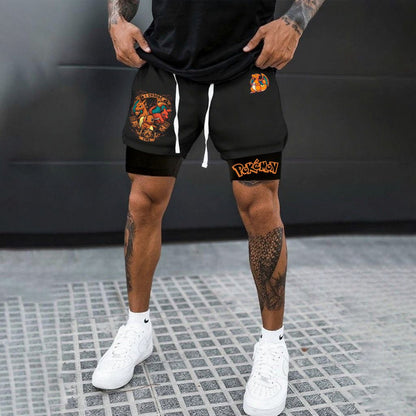 Pokémon Unisex Casual Anime Streetwear Shorts