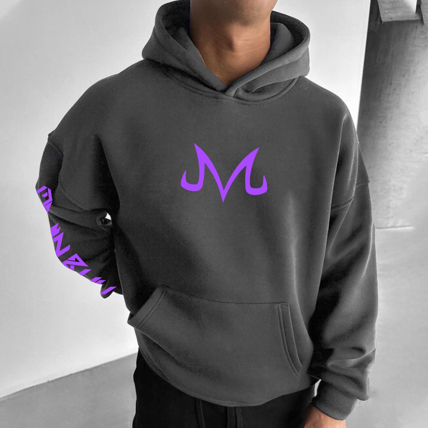 Unisex Anime Print  Casual Oversized Hoodie