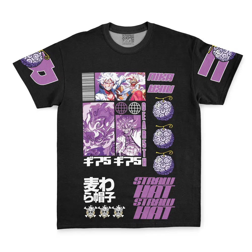 Monkey D. Luffy Gear 5th V4   Streetwear T-Shirt