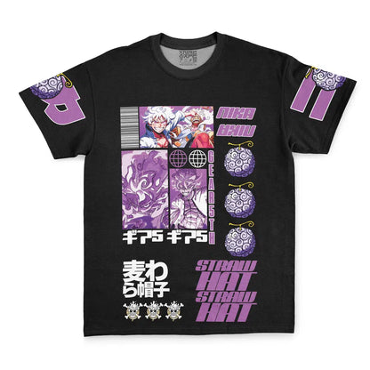 Monkey D. Luffy Gear 5th V4   Streetwear T-Shirt