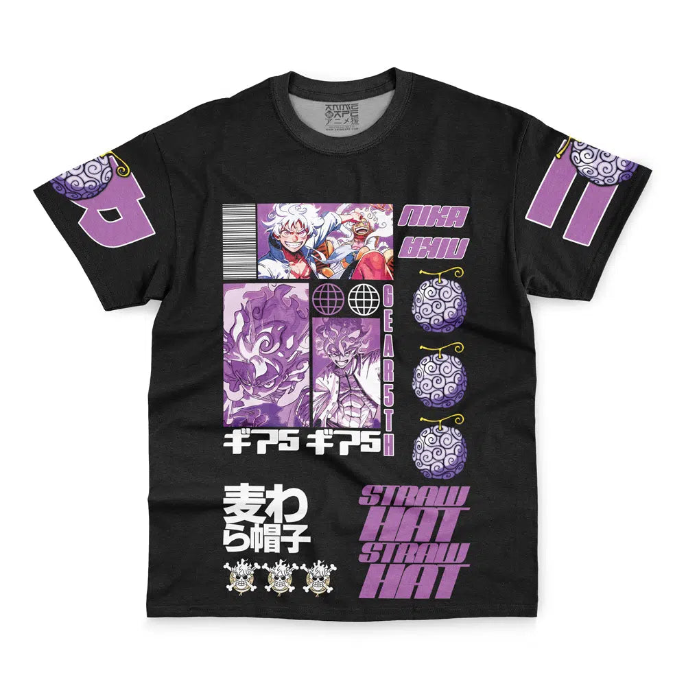 Monkey D. Luffy Gear 5th V4   Streetwear T-Shirt