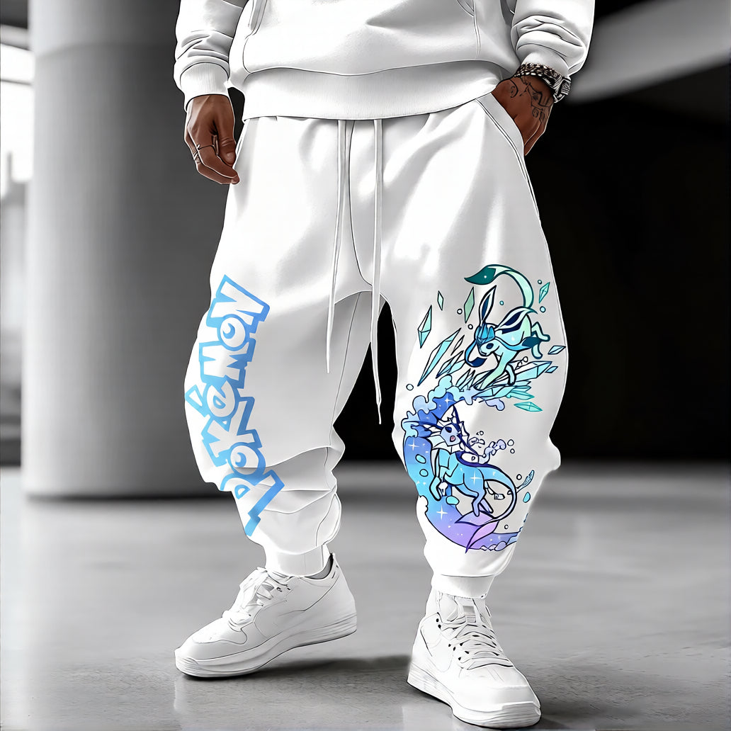 Pokémon Unisex Anime Eevee Pants