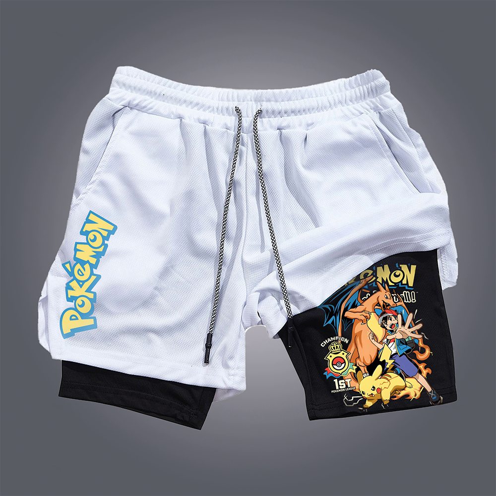 Pokémon Unisex   Casual Anime Streetwear Shorts