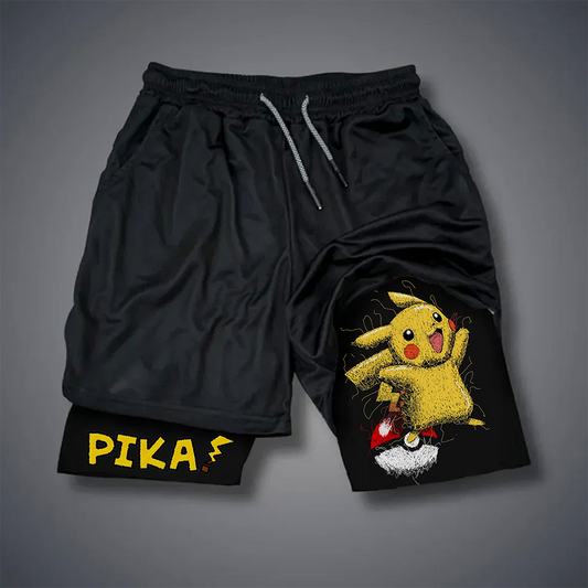 Pokémon Unisex   Casual Anime Streetwear Shorts