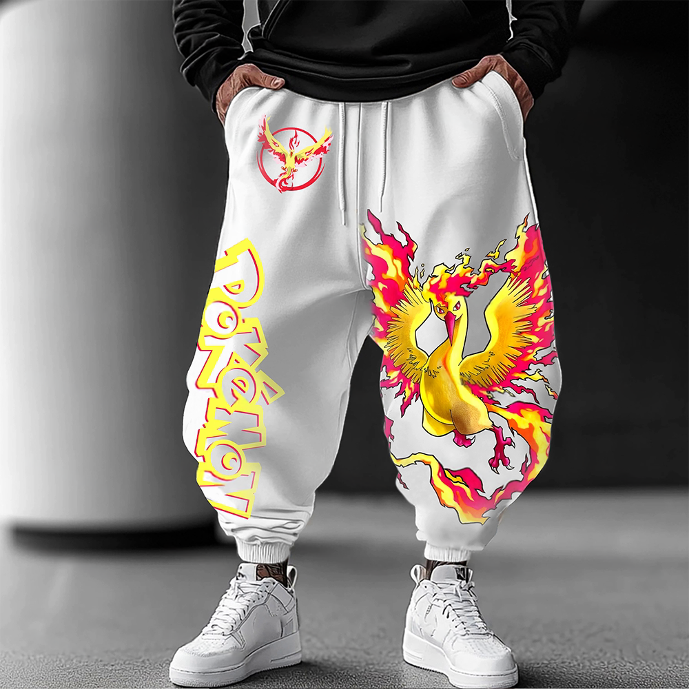 Pokémon Unisex  Casual Anime Streetwear Pants