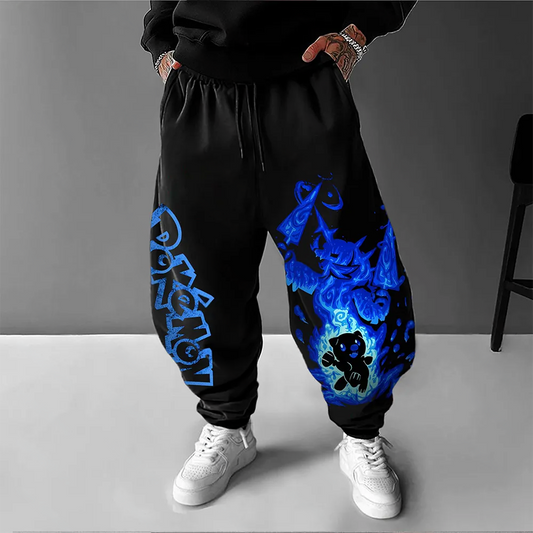 Pokémon Unisex   Casual Anime Streetwear Pants