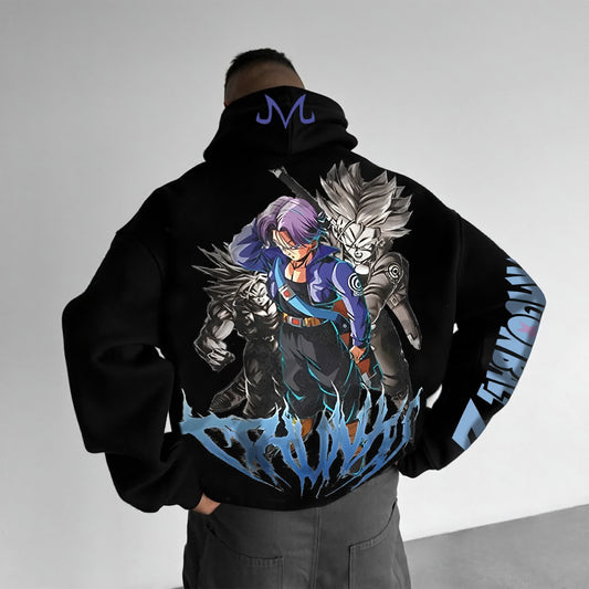 Unisex Anime Graphic Streetwear Vintage Hoodie