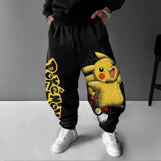 Pokémon Unisex  Casual Anime Streetwear Pants