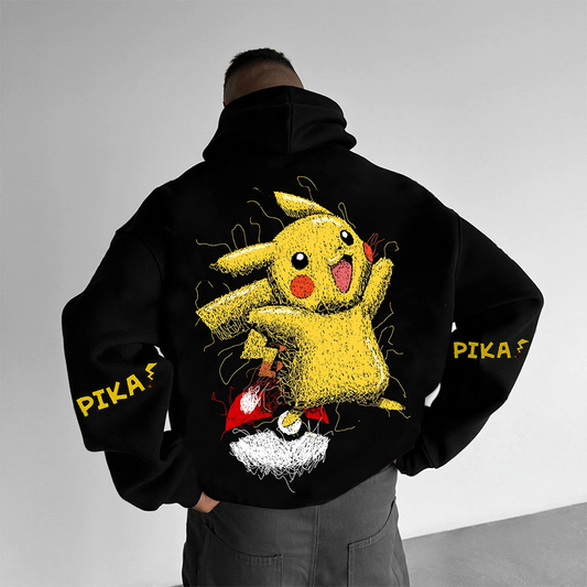 Pokémon Unisex Anime Graphic Streetwear Vintage Hoodie