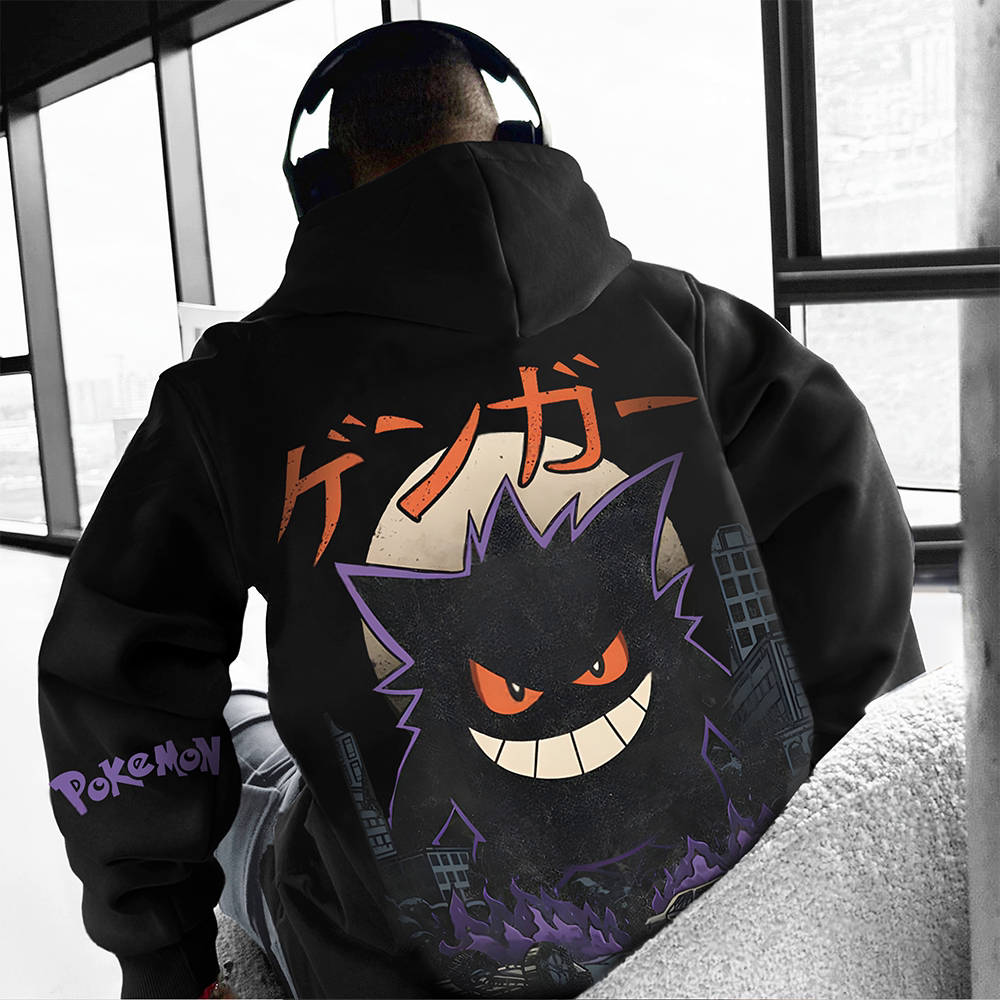 Pokémon Unisex Anime Graphic Streetwear Vintage Hoodie