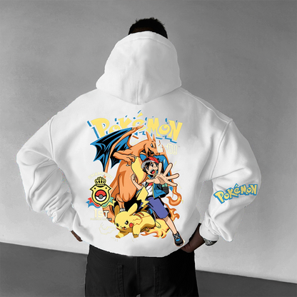Pokémon Unisex Anime Graphic Streetwear Vintage Hoodie