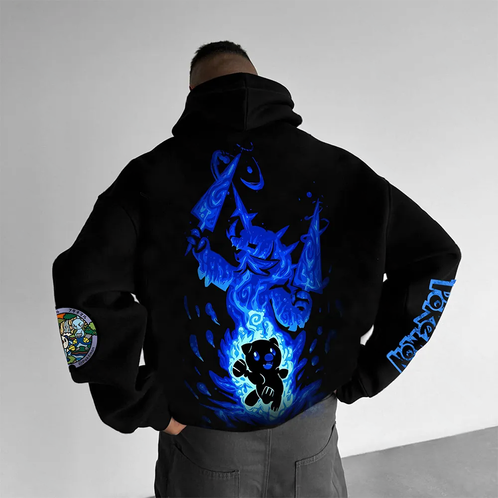 Pokémon Unisex Anime Graphic Streetwear Vintage Hoodie